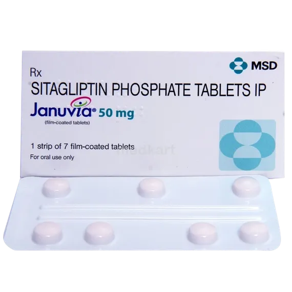 januvia 50mg tablet 7's